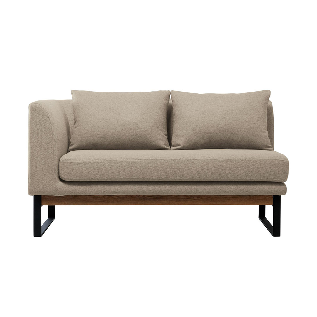 Tron living dining sofa right arm グレー