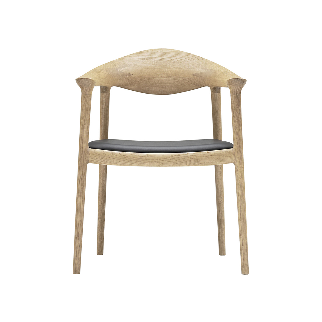 ARM CHAIR ダークブラウン-R2