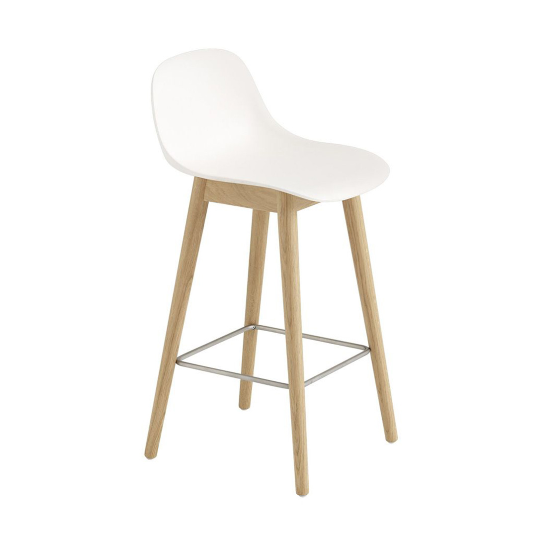 COUNTER STOOL BACKREST WITH BACKREST SH65 オークル