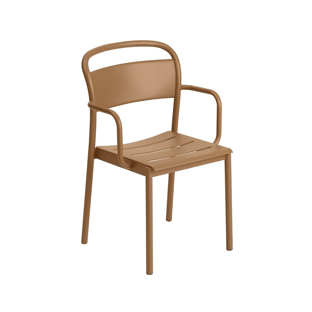 LINEAR STEEL ARM CHAIR ブラック