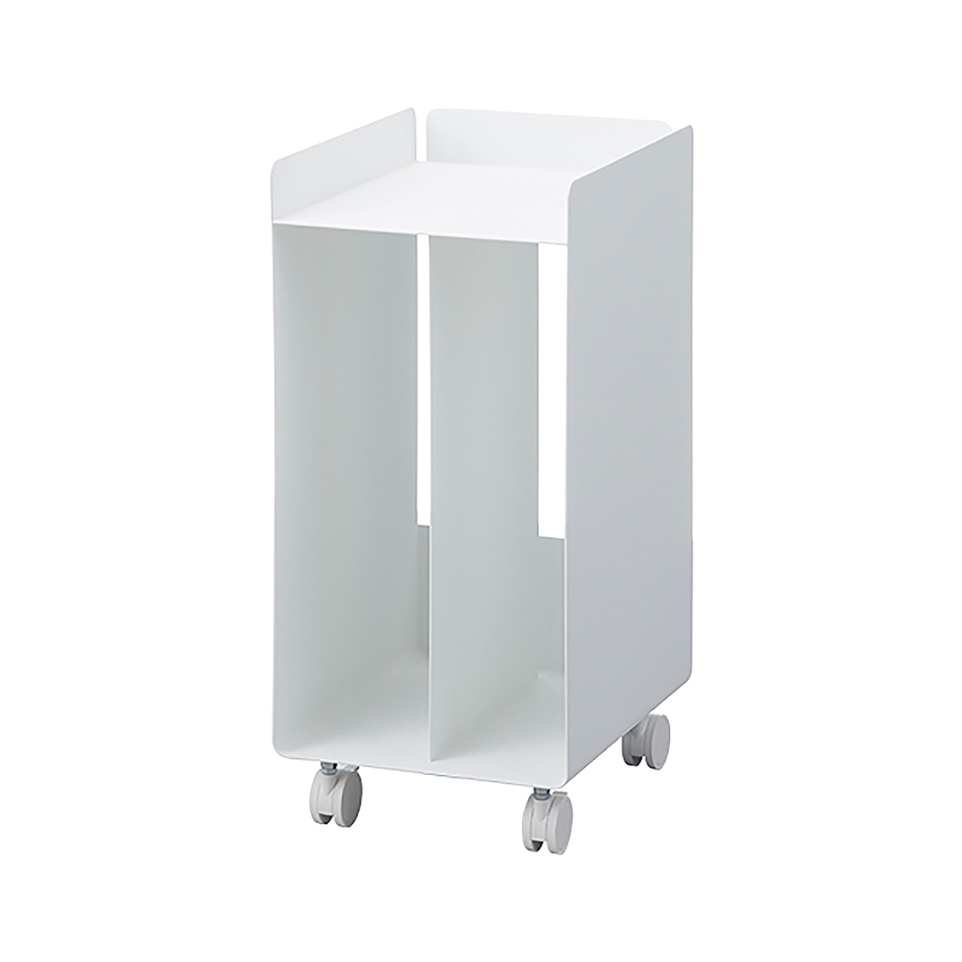 ピアノ下楽譜収納ワゴン タワー ブラック