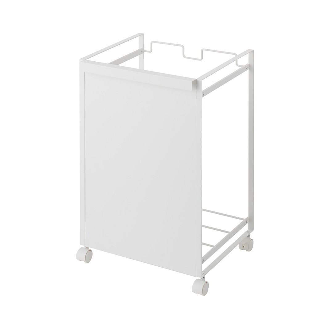 目隠し分別ダストワゴン タワー 2分別 ブラック