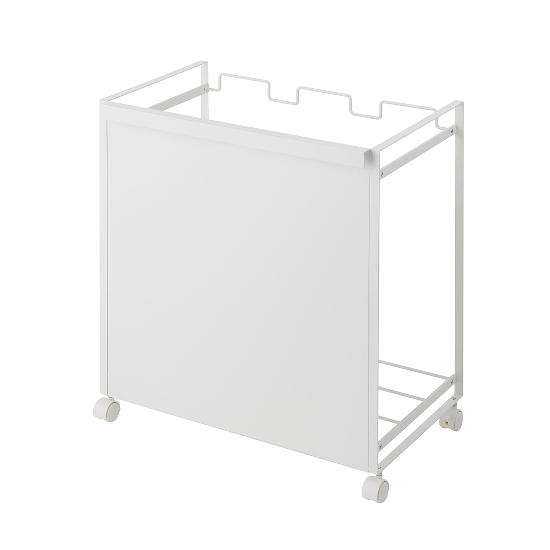 目隠し分別ダストワゴン タワー 3分別 ブラック