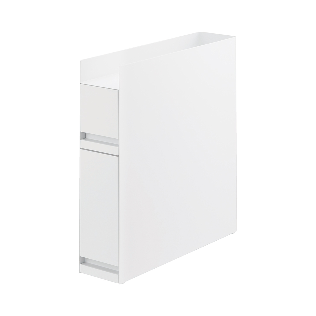 隠せる調味料ラック タワー 2段 ブラック