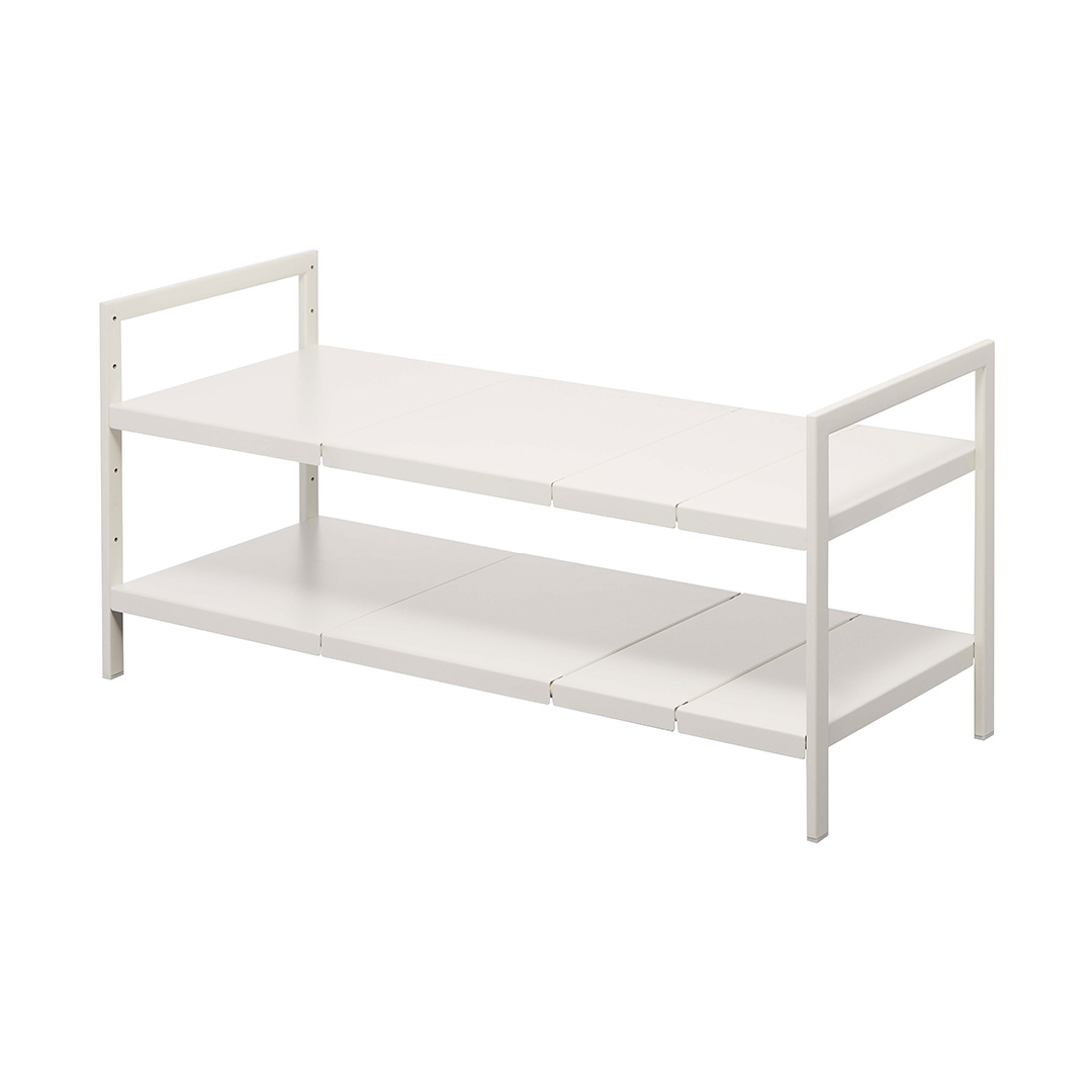 伸縮シンク下ラック 2段 タワー D30 ブラック