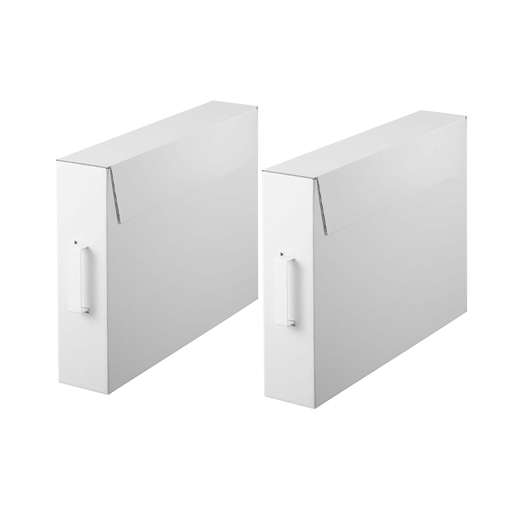 作品収納ボックス タワー 2個組 ブラック