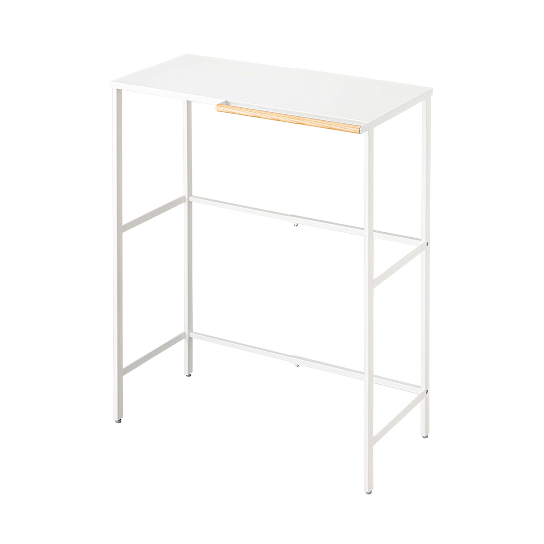 伸縮 ゴミ箱上ラック タワー ブラック