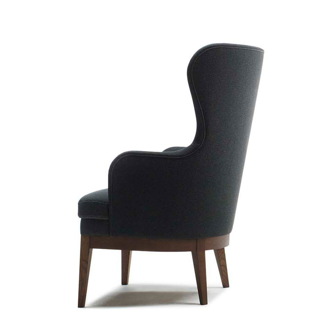 NC043W ラウンジチェア（脚カラー：アンバーブラック） XF-5（ダークグレー）