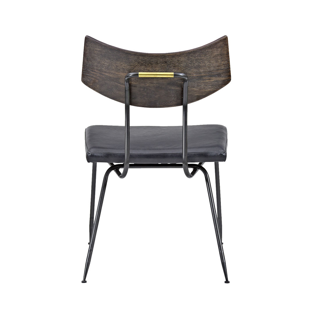 SOLI CHAIR(背カラー:シアードオーク) シアードオーク / ブラックレザー