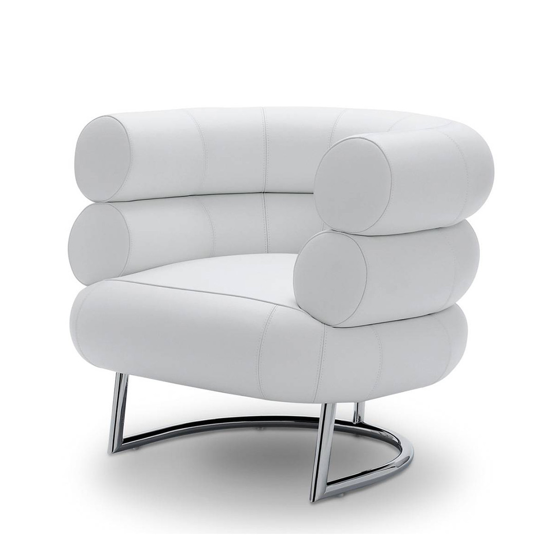 BIBENDUM（脚カラー：クローム仕上） レザー ホワイト