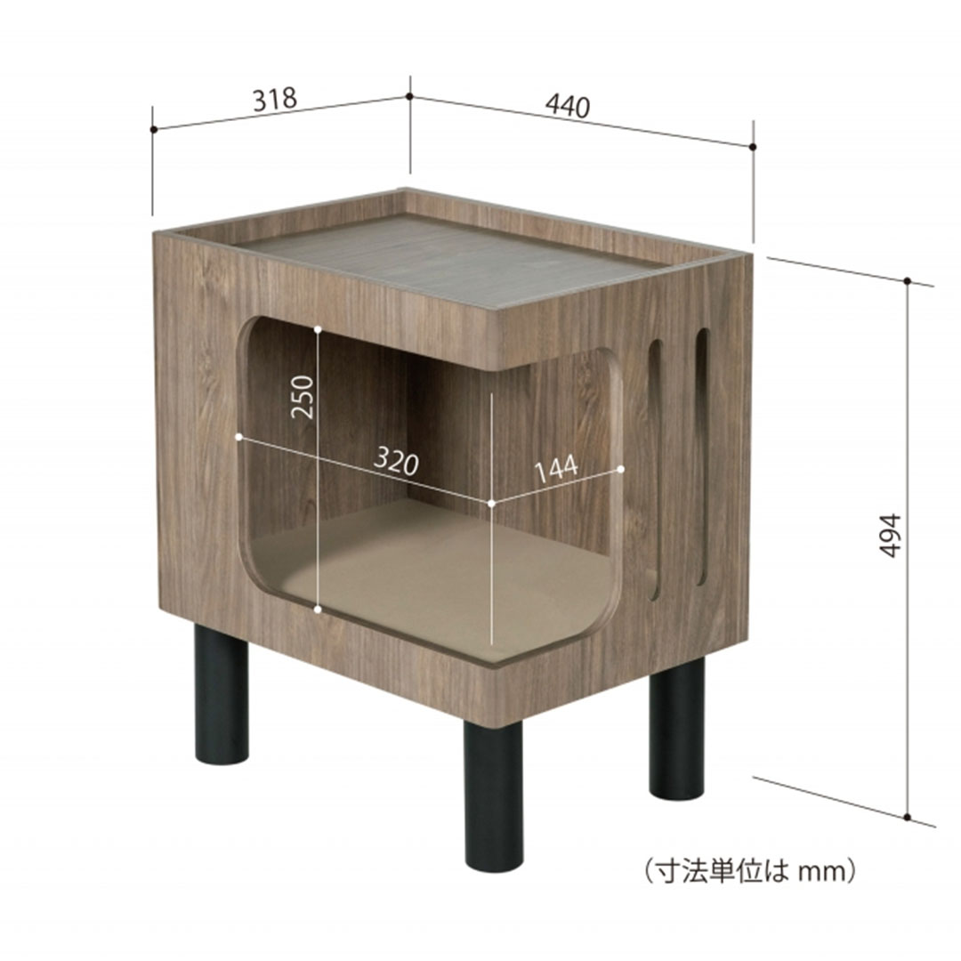 PE-02 ペットハウスサイドテーブル