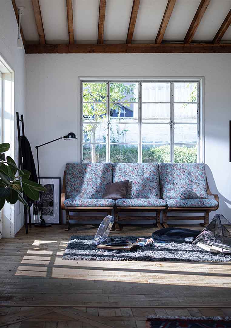 Agio 右肘1Pソファ(脚カラー:ウォールナット) CPLG