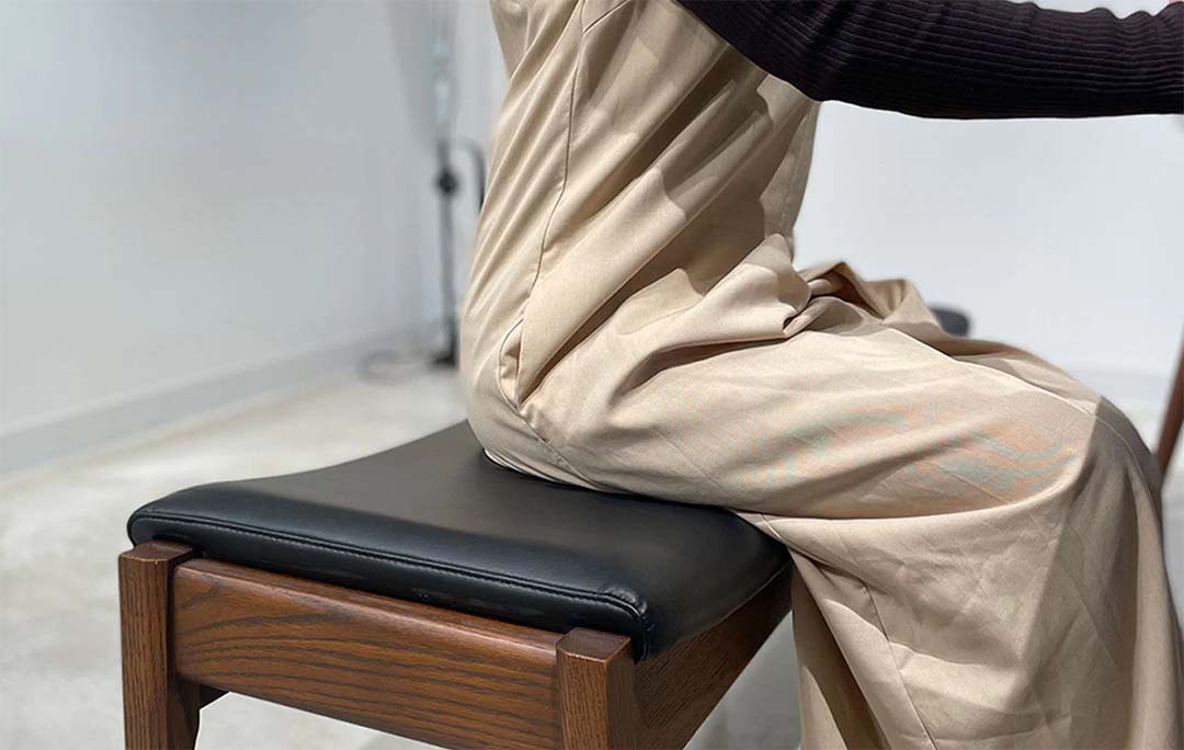 Koti 3Pベンチ（脚カラー：ウォールナット） ブラック