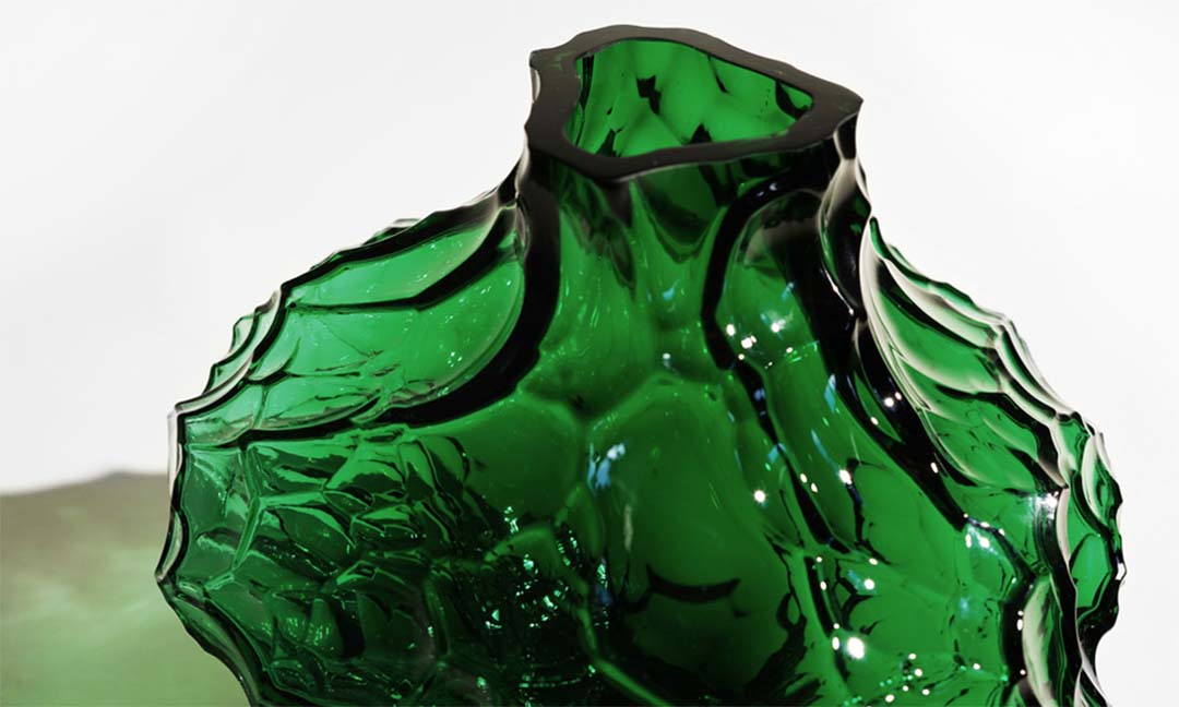 Canyon Vase Large Green