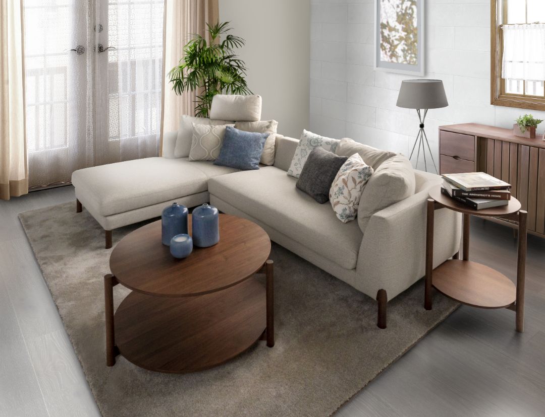 BIRDIE センターテーブル ウォ－ルナット