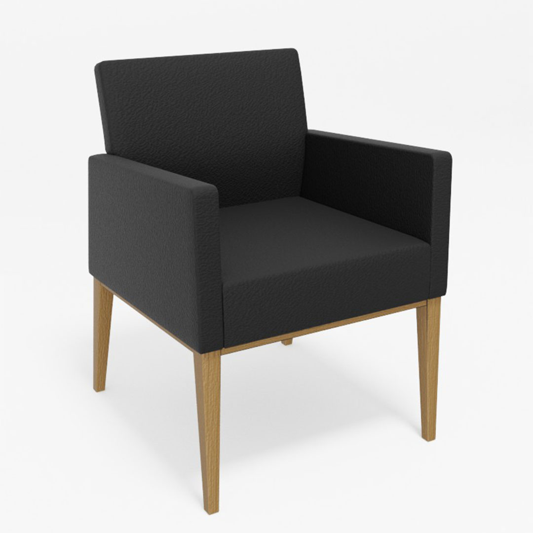 ロッタダイニングチェア肘付(脚カラー:CKOS) ディナミカ9176