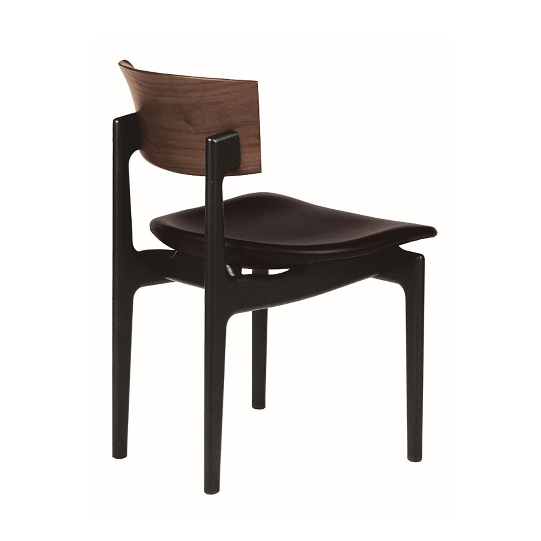 シックサイドチェア ウォールナットWP/オークBP