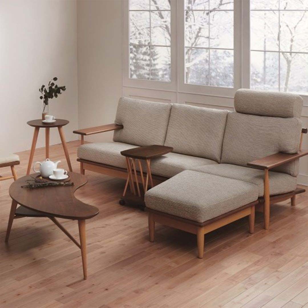 プチテーブル ウォールナットWP/オークNP