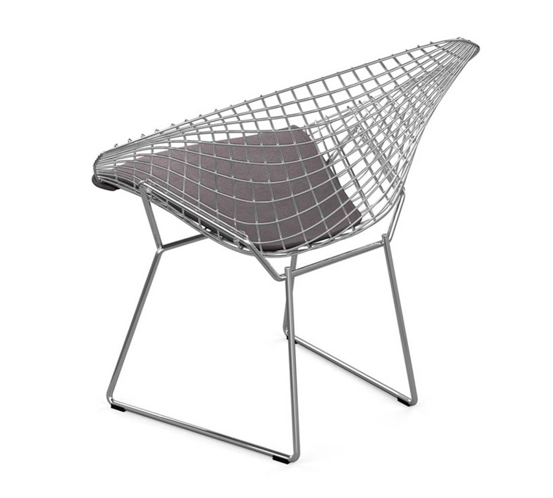 LOUNGE SEATING ダイヤモンドアームチェア(脚カラー:ブラック) トーナス4_100