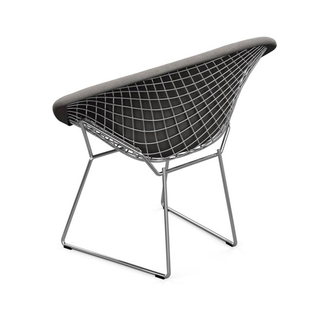 LOUNGE SEATING ダイヤモンドアｰムチェア フルカバｰ（脚カラｰ：ポリッシュクロｰム） トーナス4_240