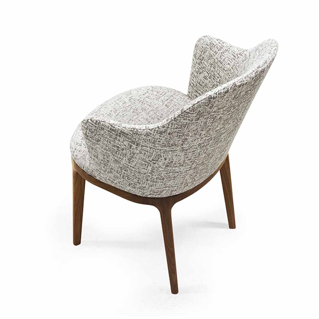 YU UC9 ダイニングチェア(脚カラー:ウォールナット) RANK4 DOMUS(トープ)