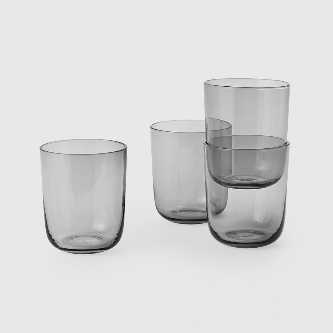 CORKY GLASSES SET OF 4(tall) クリア