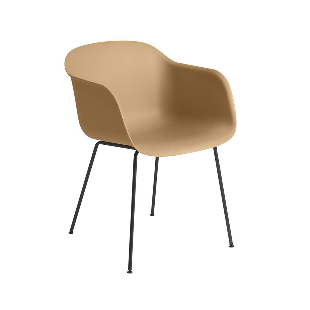 FIBER ARMCHAIR / TUBE BASE(脚カラー:ブラック) ブラック