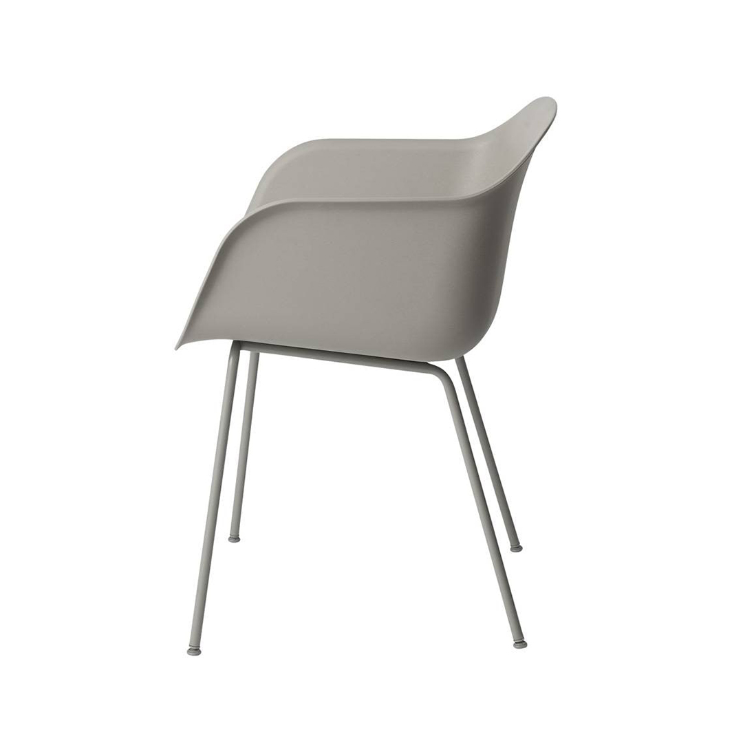 FIBER ARMCHAIR / TUBE BASE（脚カラー：グレー） グレー