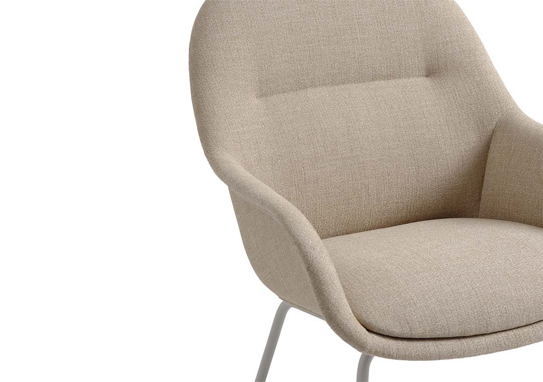 FIBER LOUNGE ARMCHAIR / TUBE BASE Ecriture240