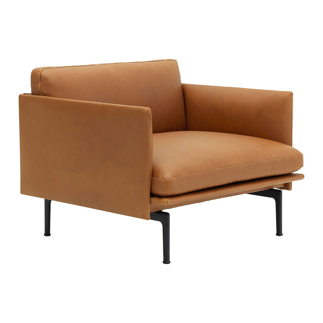 OUTLINE CHAIR(脚カラー:ポリッシュドアルミニウム) エクリチュール240