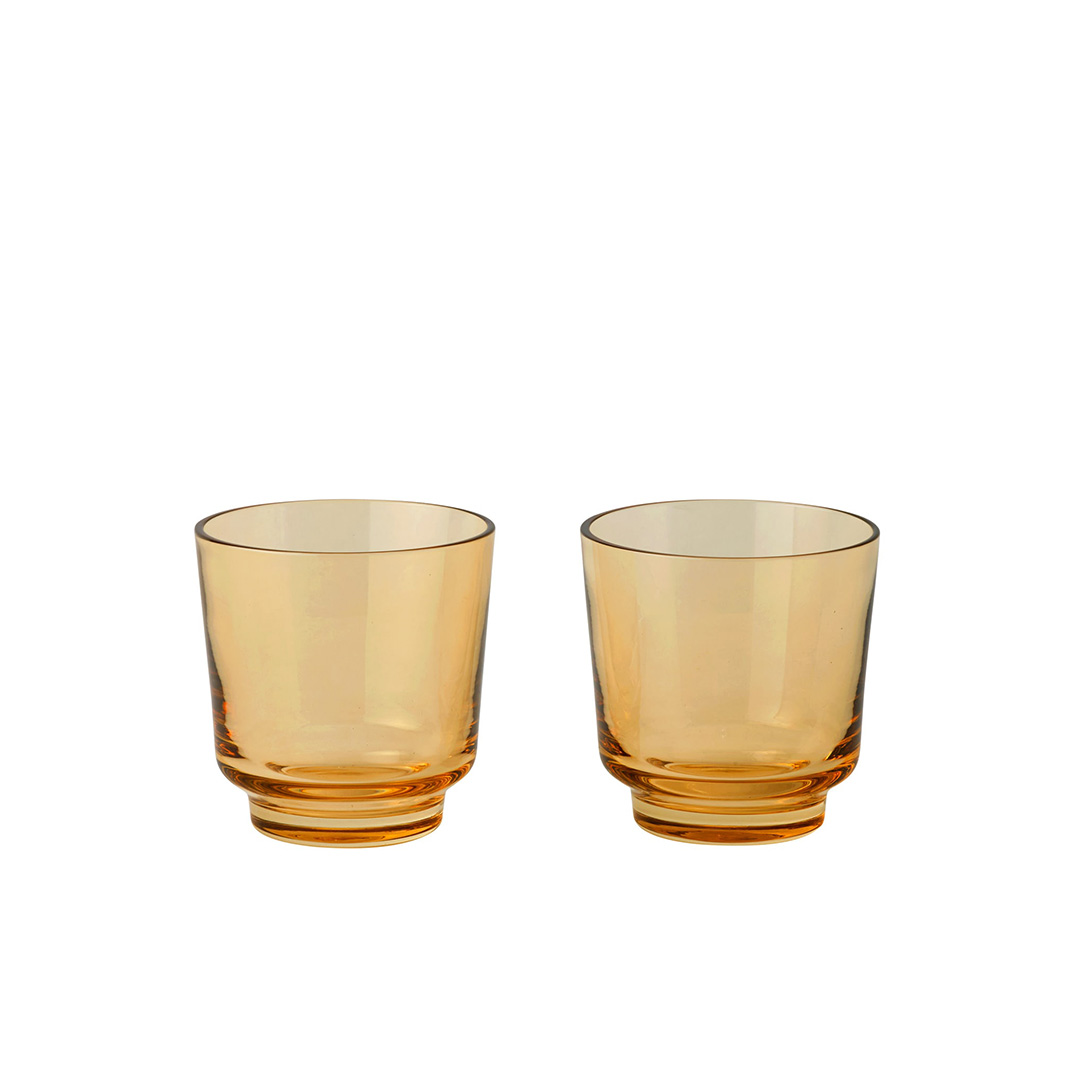 RAISE GLASSES SET OF 2(20cl) クリア