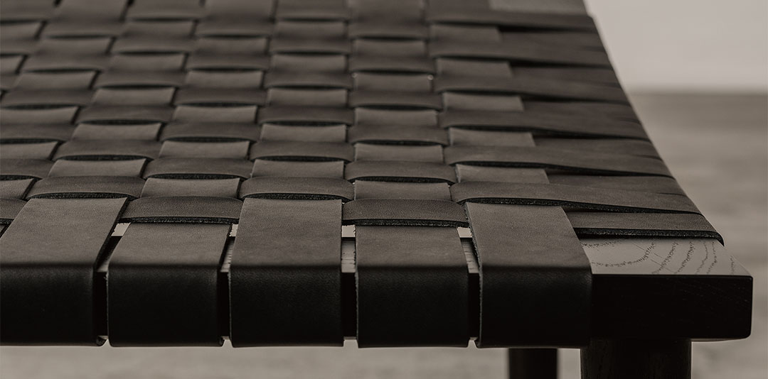 VINCENT Stool（脚カラー：ウォールナット） TL-BK ブラック