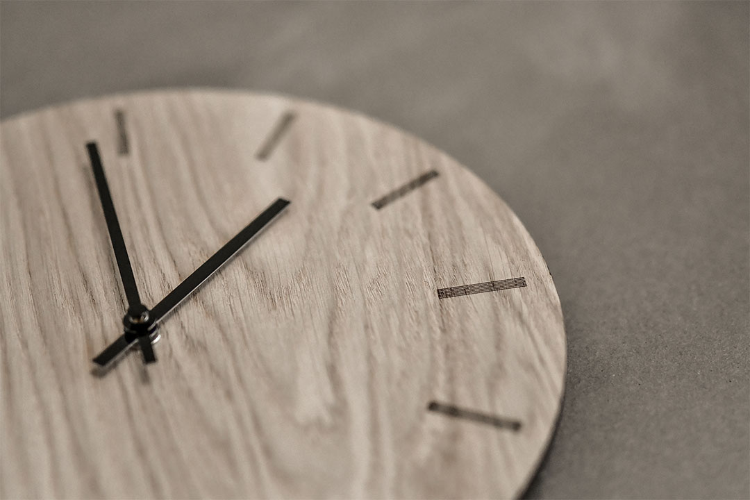 HEMVERK / Wall Clock φ380mm Light Oak