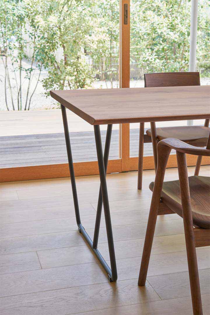 RIN ダイニングテーブル アイアン脚 W180 TP