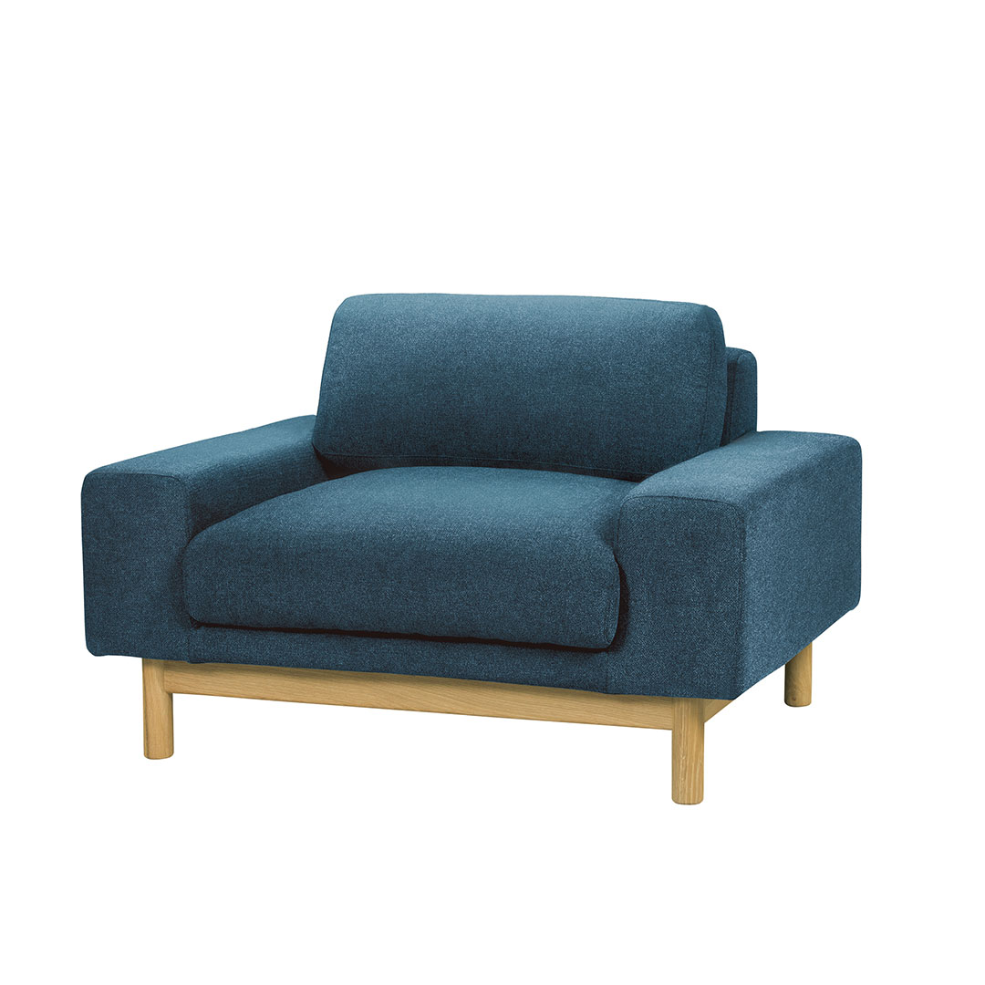 bulge sofa 1seater ベージュ