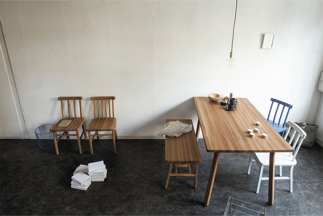 merge dining table W1500 ナチュラル