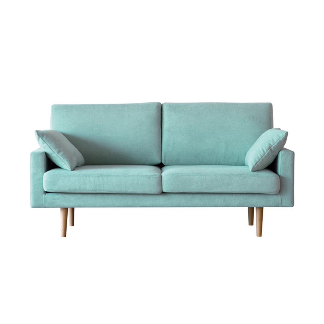 レオソファ 2.5人掛け(脚カラー:ホワイトオーク) アイボリー