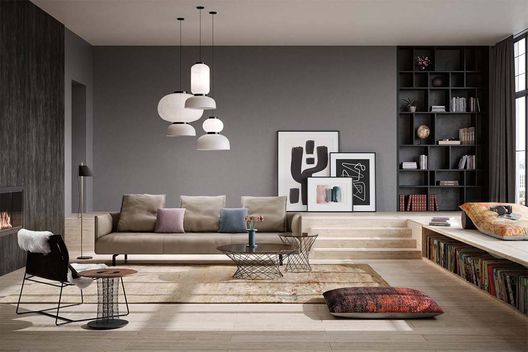 OOTA コーヒーテーブル(脚カラー:マットブラック) ブラック