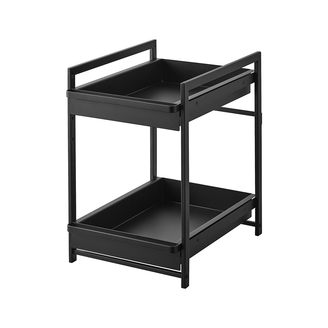 シンク下スライドラック タワー 2段 ホワイト