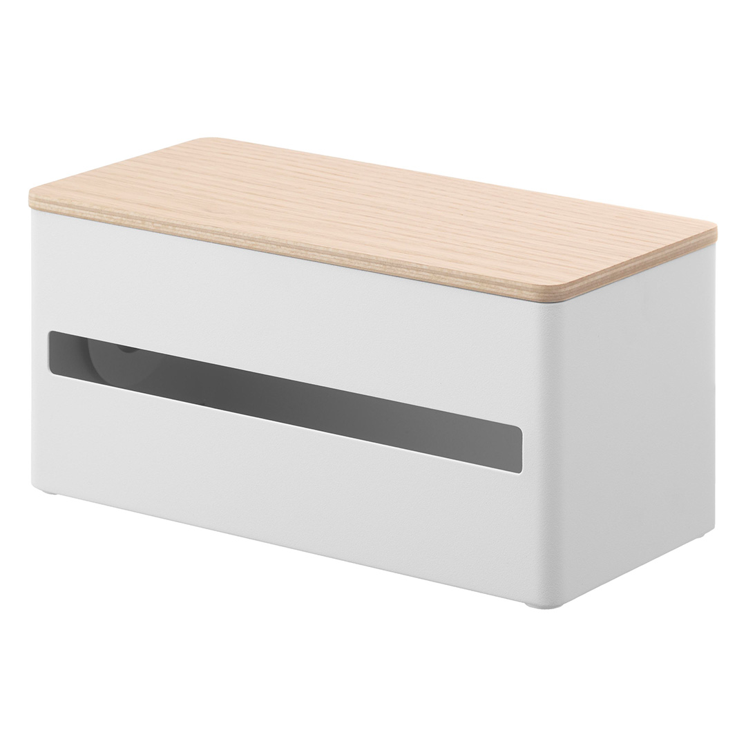 片手でカット隠せるキッチンペーパーホルダー リン S ブラウン