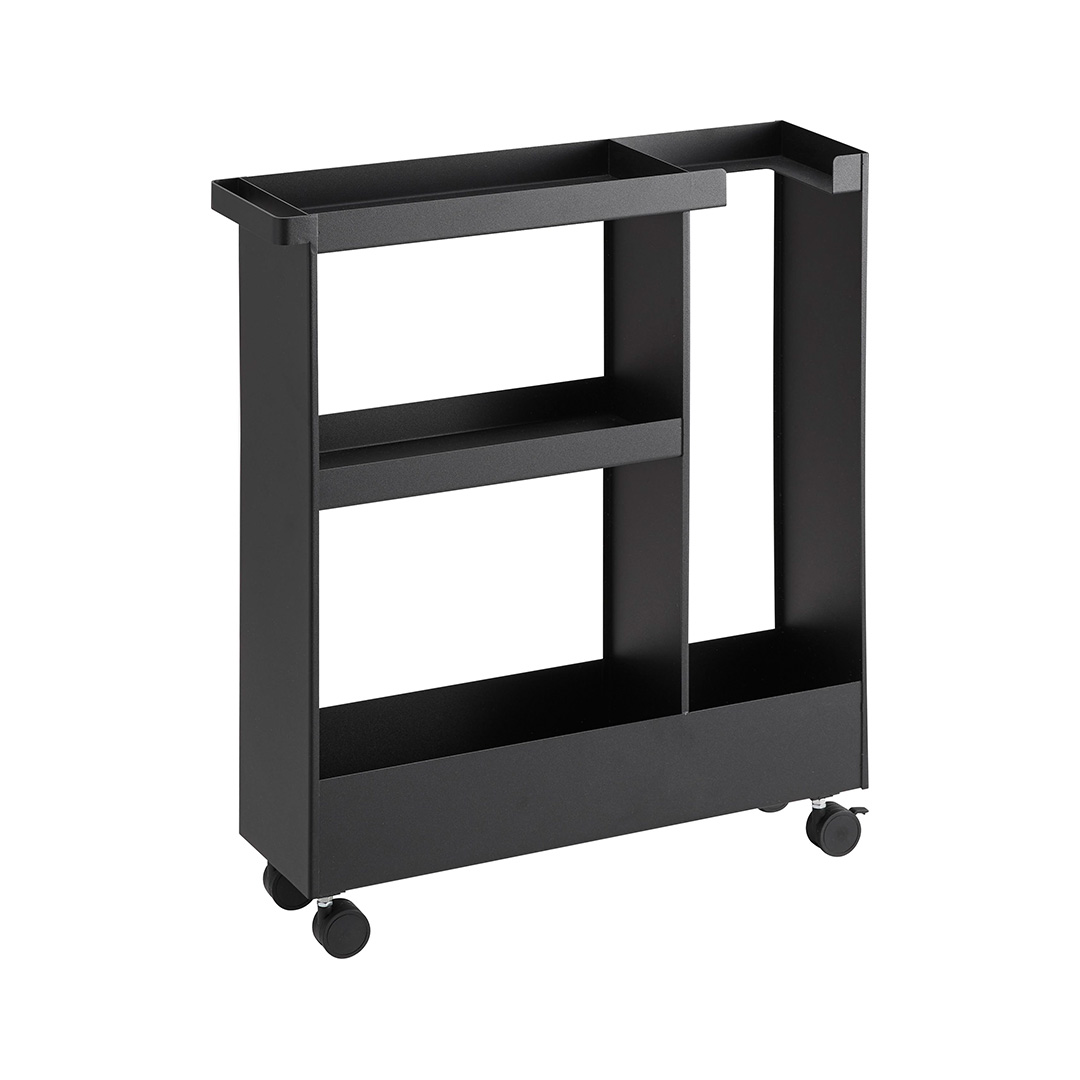 キャスター付きトイレスリムワゴン タワー 3段 ホワイト