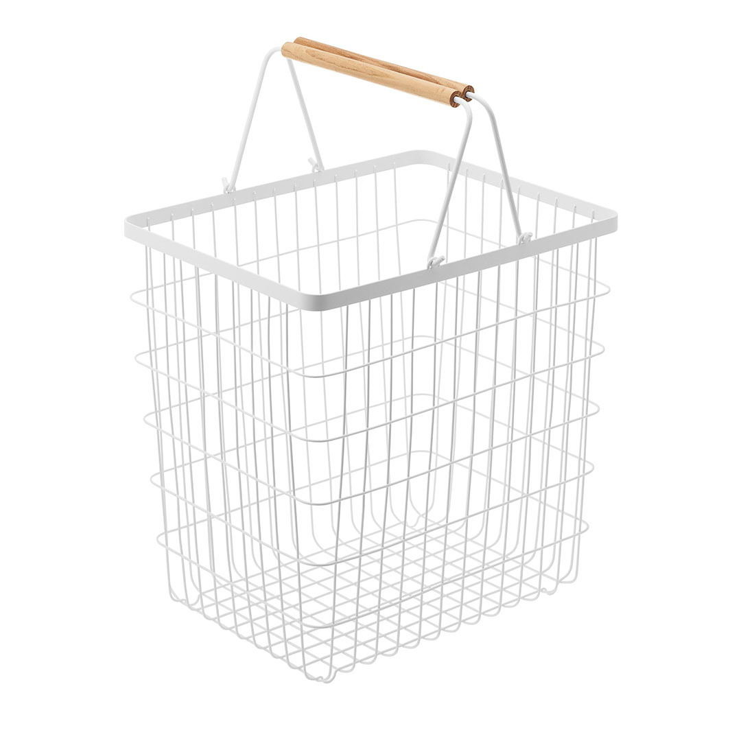 ランドリーバスケット トスカ L ホワイト