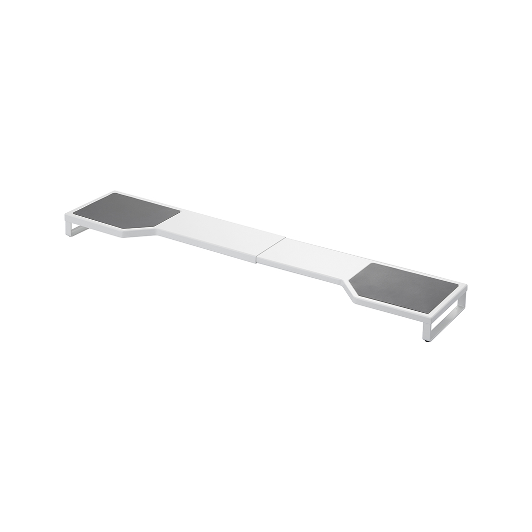 伸縮コンロ奥ラック プレート ホワイト