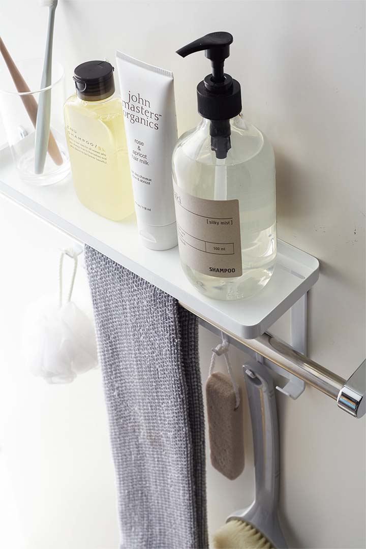 タオル掛け上ラック ミスト ホワイト