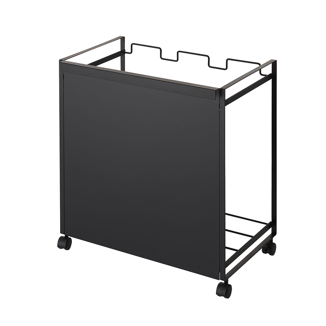 目隠し分別ダストワゴン タワー 3分別 ホワイト