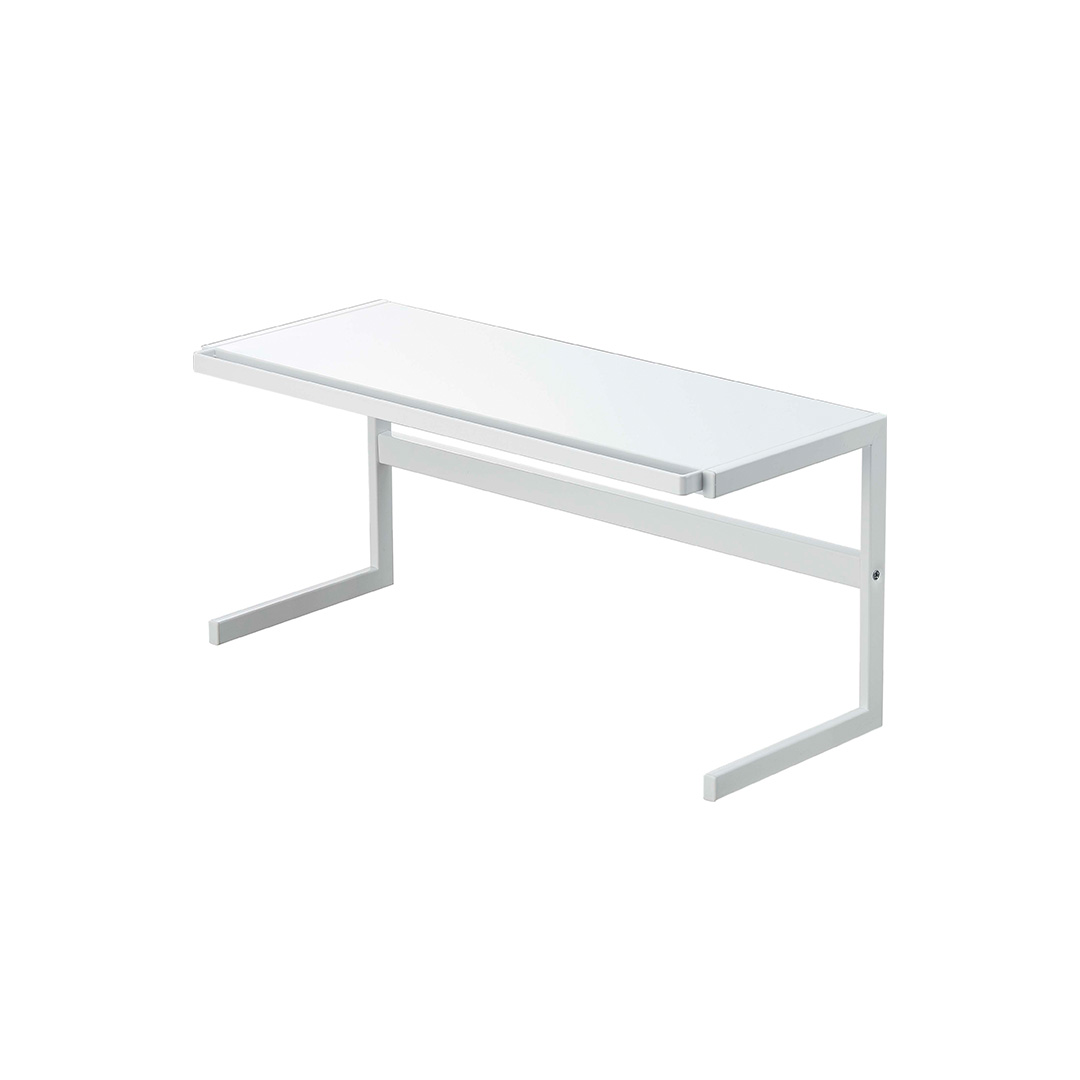 伸縮キッチンサポートラック タワー ホワイト