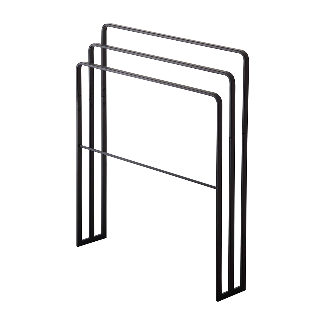 横から掛けられるバスタオルハンガー 3連 タワー ホワイト