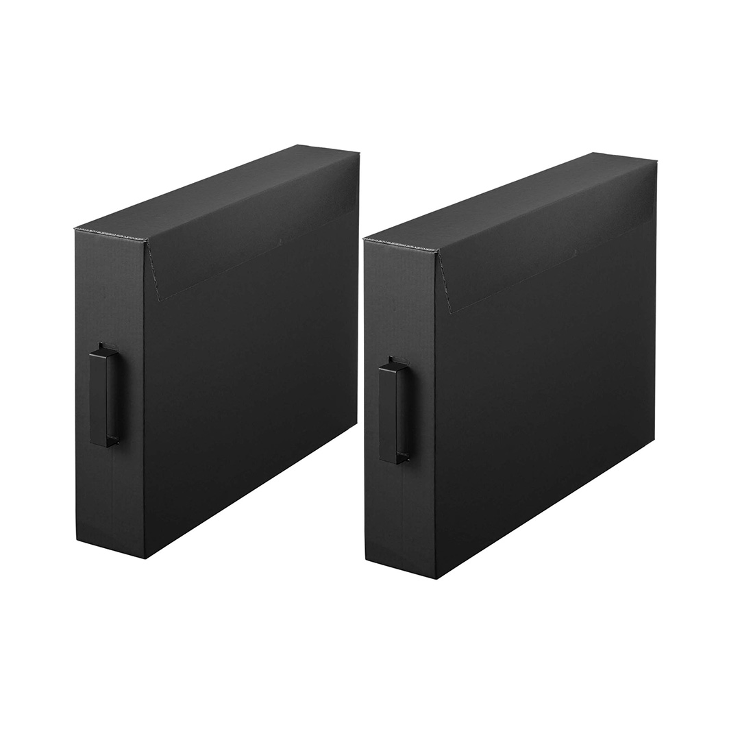 作品収納ボックス タワー 2個組 ホワイト