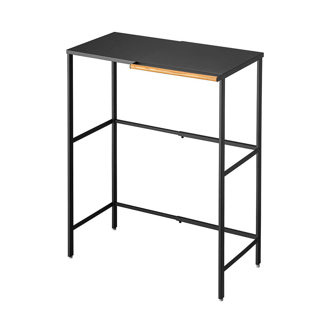 伸縮 ゴミ箱上ラック タワー ホワイト