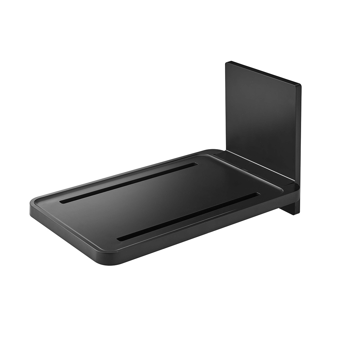 マグネットバスルーム折り畳み棚 タワー ホワイト